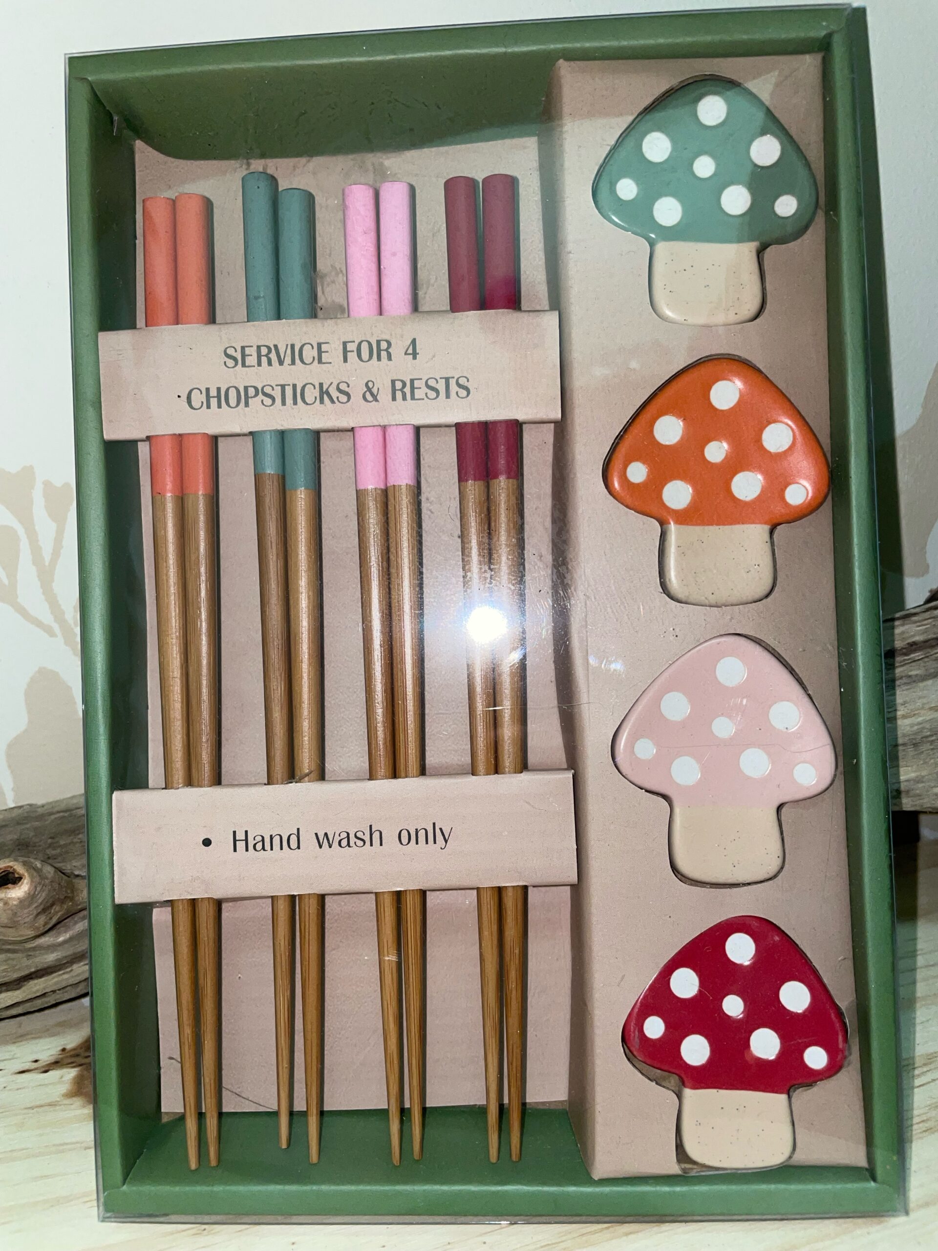 Mushroom Chopstick Set