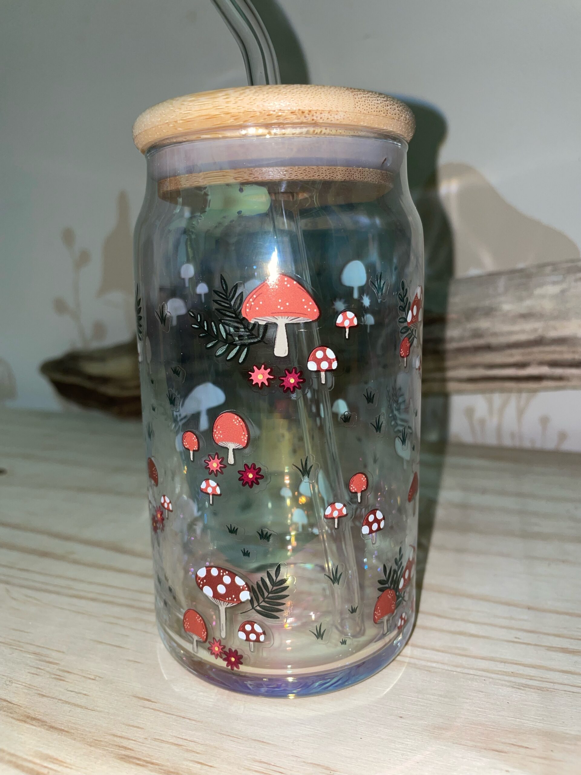 Mushroom Straw Cup (Forest)